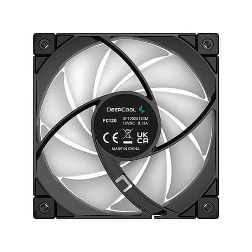 DeepCool FC120 Black ARGB Cabinet Fan (Triple Pack)
